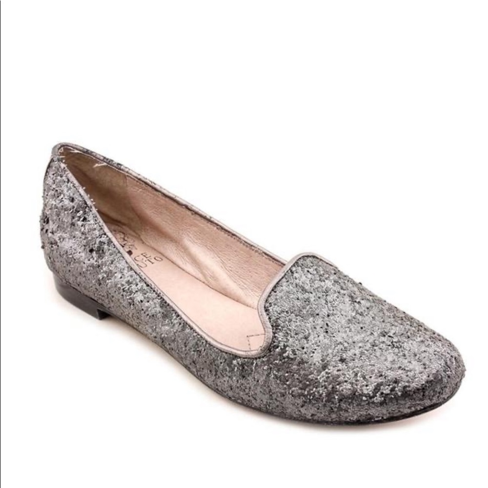 Vince Camuto Loria Pewter flats size 10